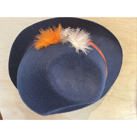 Samuel Adams Octoberfest Beer  Blue Feathered Alpine Fedora Hat - Picture 3 of 6